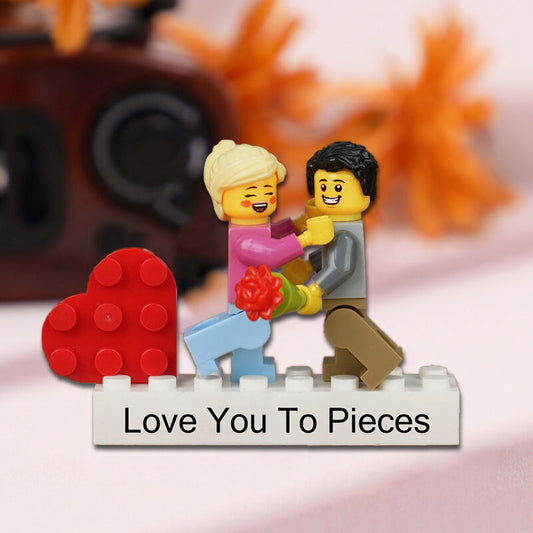 Personalized Couple Minifigures With Optional Accessories Romantic Gift For Boyfriend